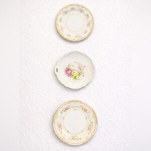 Curated Vintage 1950s Floral Plate Wall